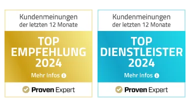 TOP EMPFEHLUNG: Auszeichnung erhalten