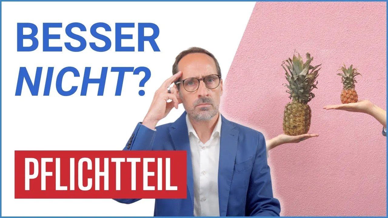 Pflichtteilsstrafklausel: Darum kann es finanziell schlecht sein, den Pflichtteil zu verlangen.